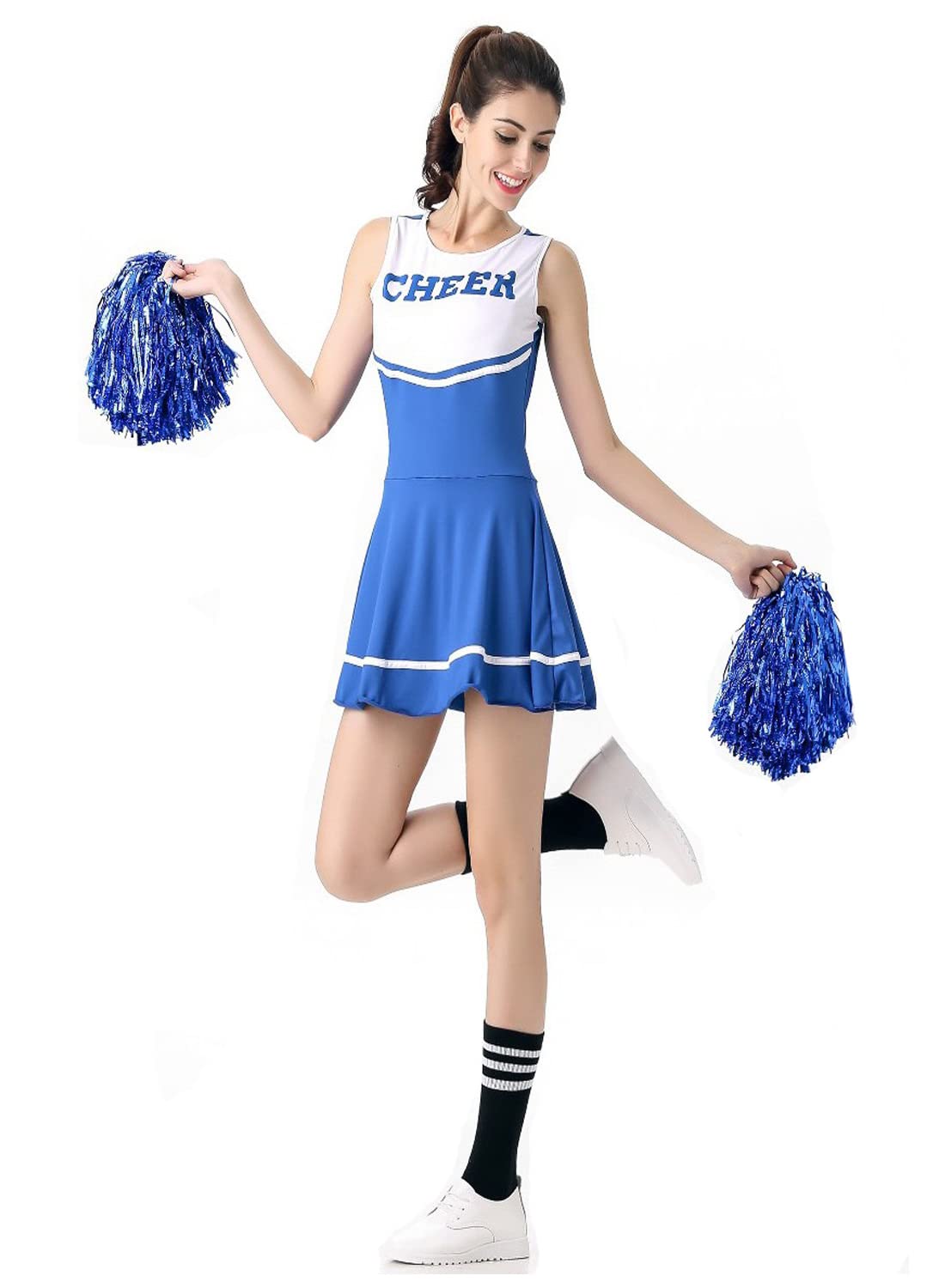 Cheerleader Costume Uniform - Women's Musical Dance Outfit with Multiple Colors