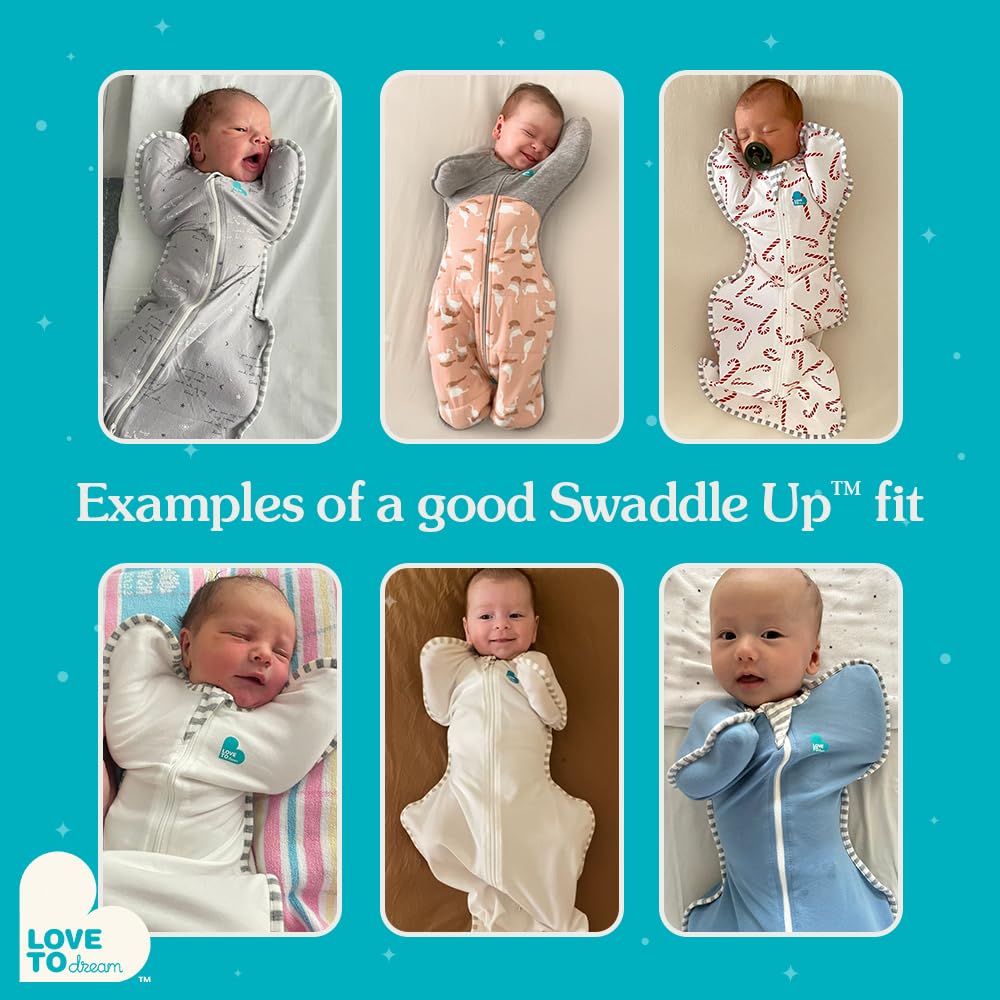 Baby Swaddle Sleep Sack Arms Up Newborn 8-13lbs Self-Soothing Swaddle