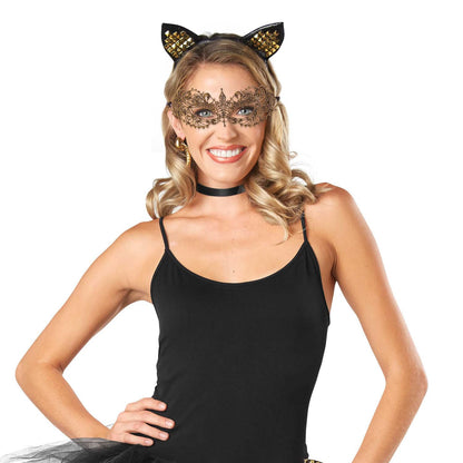 Vintage Venetian Masquerade Masks for Women - Classic Half Face Masks for Parties - 3 Piece Set