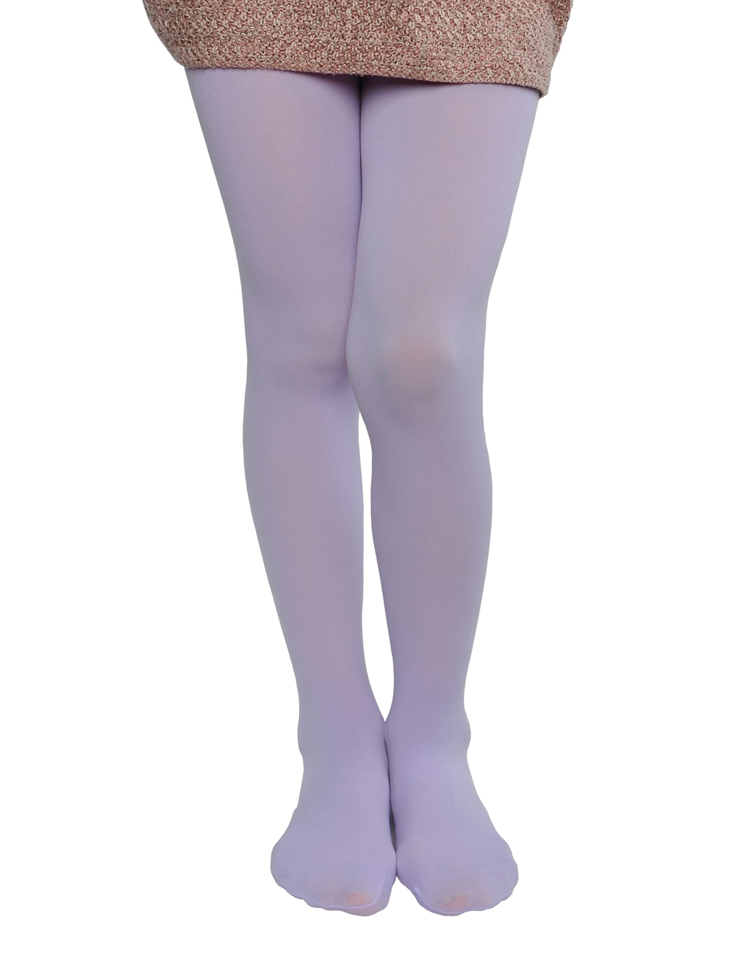 EVERSWE Girls Semi Opaque Footed Tights, Microfiber Tights