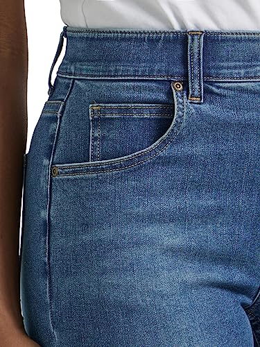 Lee Women's Ultra Lux Comfort with Flex Motion Skinny Leg Jean with Ever Fit Blue Format 8