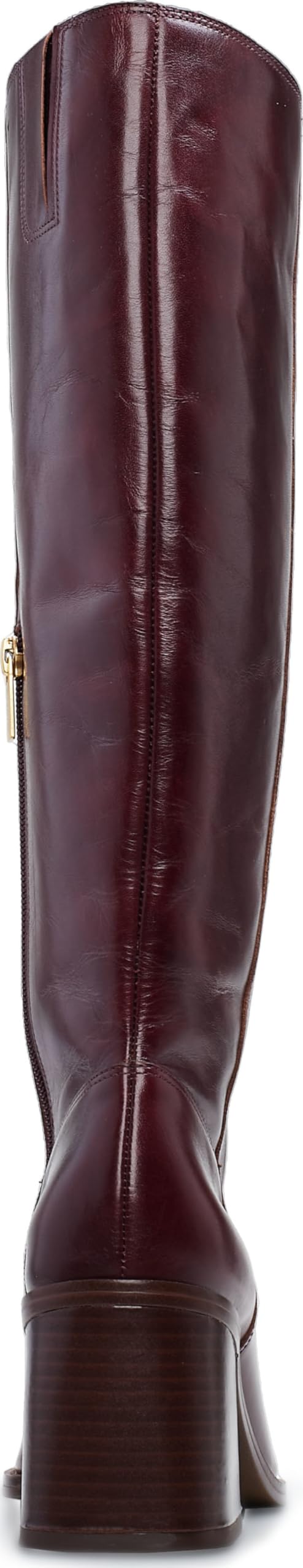 Vince Camuto Women's Sangeti Stacked Heel Knee High Boot Fashion, Dark Mahogany, 7.5