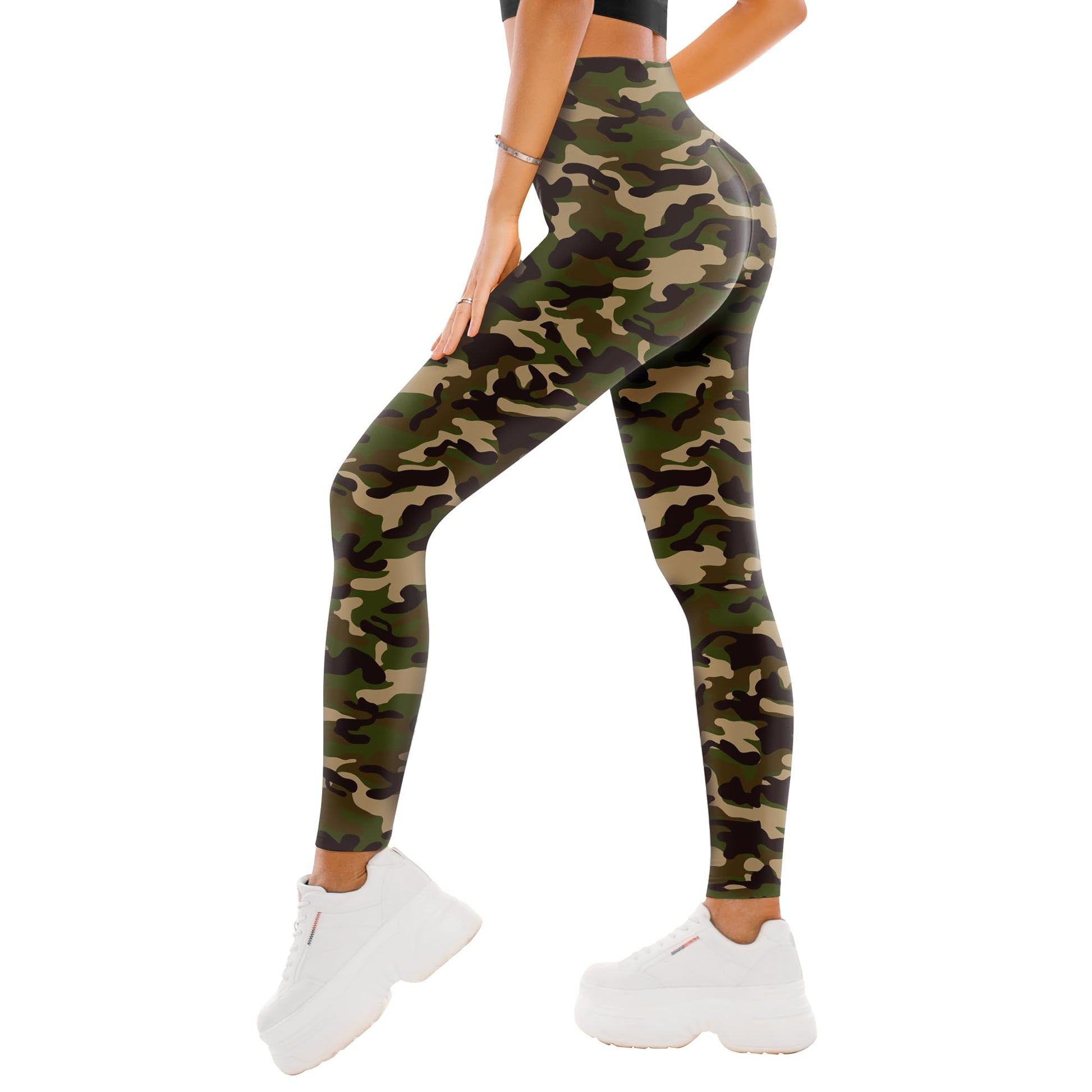 High Waisted Leggings for Women - Buttery Soft Yoga Pants with Tummy Control