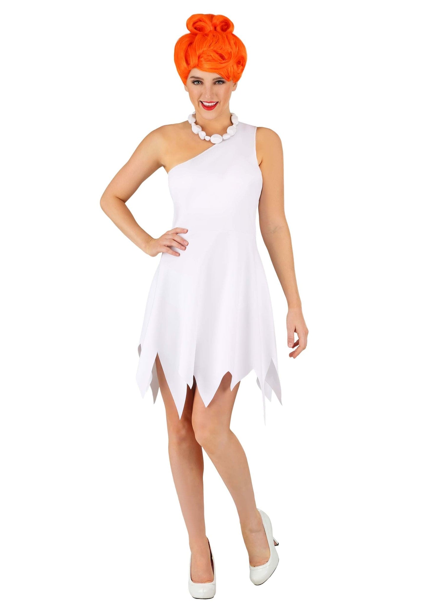 Wilma Costume for Women - Stone Age Character Dress with Accessories Small Wilma Flintstone Costume