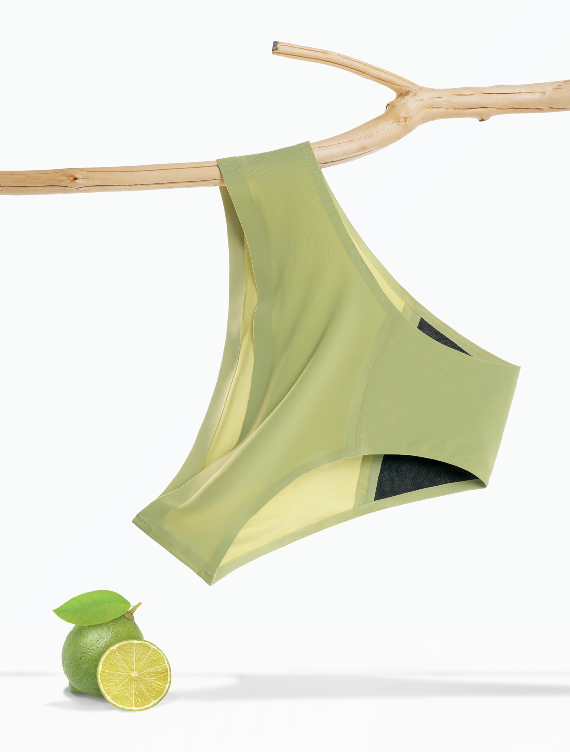 Teen Period Underwear 5-Pack - Seamless Leakproof Menstrual Panties for Girls