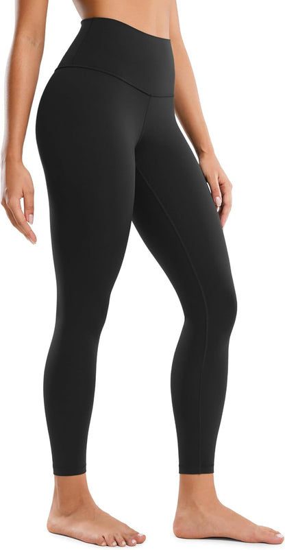 Women's Butterluxe High Waisted Yoga Leggings 25" - Ultra Soft Workout Pants Black
