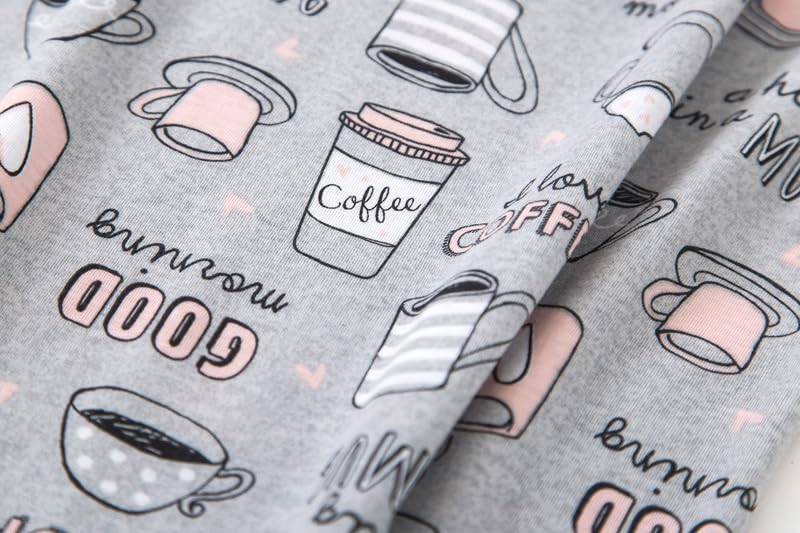 PNAEONG 3 Pack Women's Cotton Nightgown Sleepwear Short Sleeves Shirt Casual Print Sleepdress