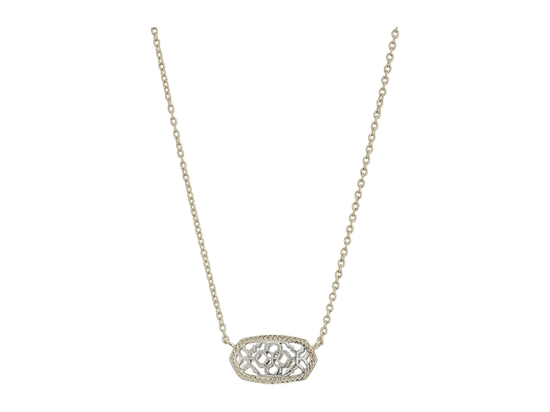 Kendra Scott Elisa Pendant Necklace - 14k Gold Plated Delicate Fashion Jewelry for Women
