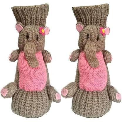 Cute Animal Socks for Women - Plush Long Stocking Socks with 3D Designs C