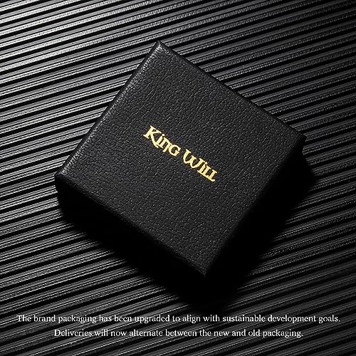 King Will 316L Stainless Steel Wedding Ring for Men Women- 8mm Width Black Wedding Band Laser I Love You Matte Finish Style Comfort Fit Size 10