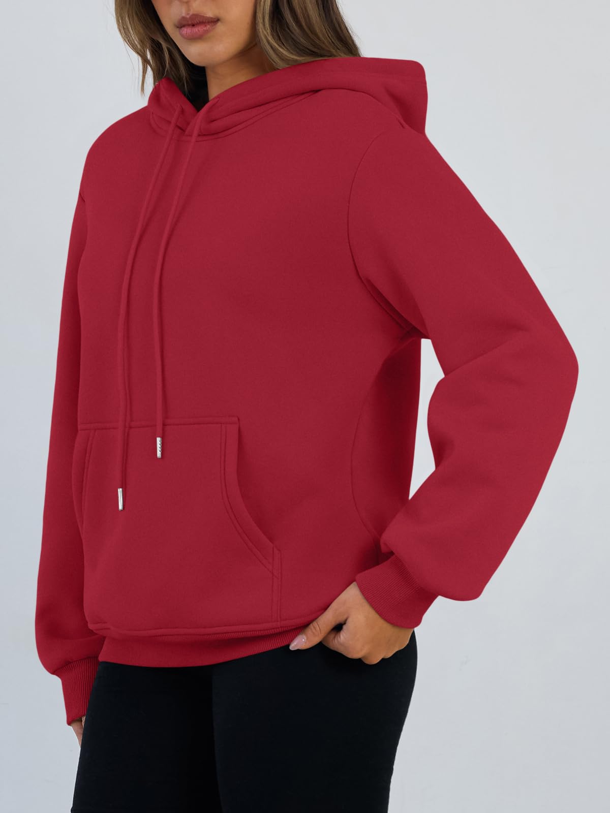 Women's Winter Fleece Sherpa Lined Hoodie - Warm Pullover Sweatshirt