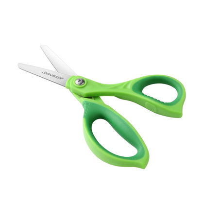Kids Safety Scissors 4 Pack - 5.5 Inch Blunt Tip School Scissors with Cover for Children Ages 4+