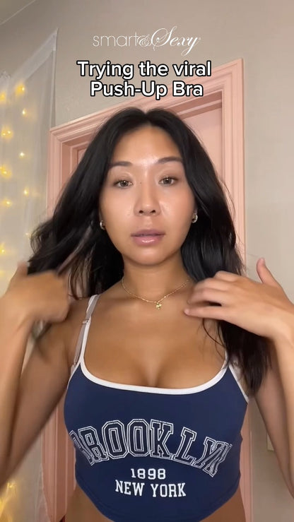 Pink Wear Everywhere Lightly Lined Bra - Smart & Sexy Women's Maximum Cleavage Underwire Push Up Bra