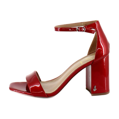 Sam Edelman Women's Daniella Heeled Sandal Passion Red 9 Medium