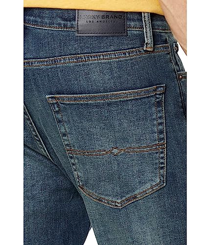 Lucky Brand Men's 410 Athletic Straight Coolmax Stretch Jean, Mcarthur, 32W x 34L