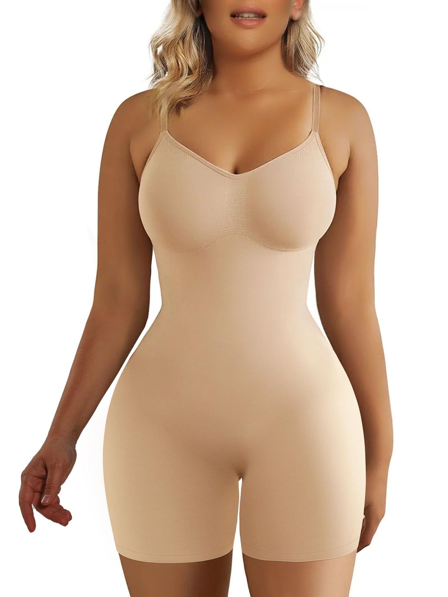 Women's Shapewear Bodysuit Tummy Control Seamless Body Shaper