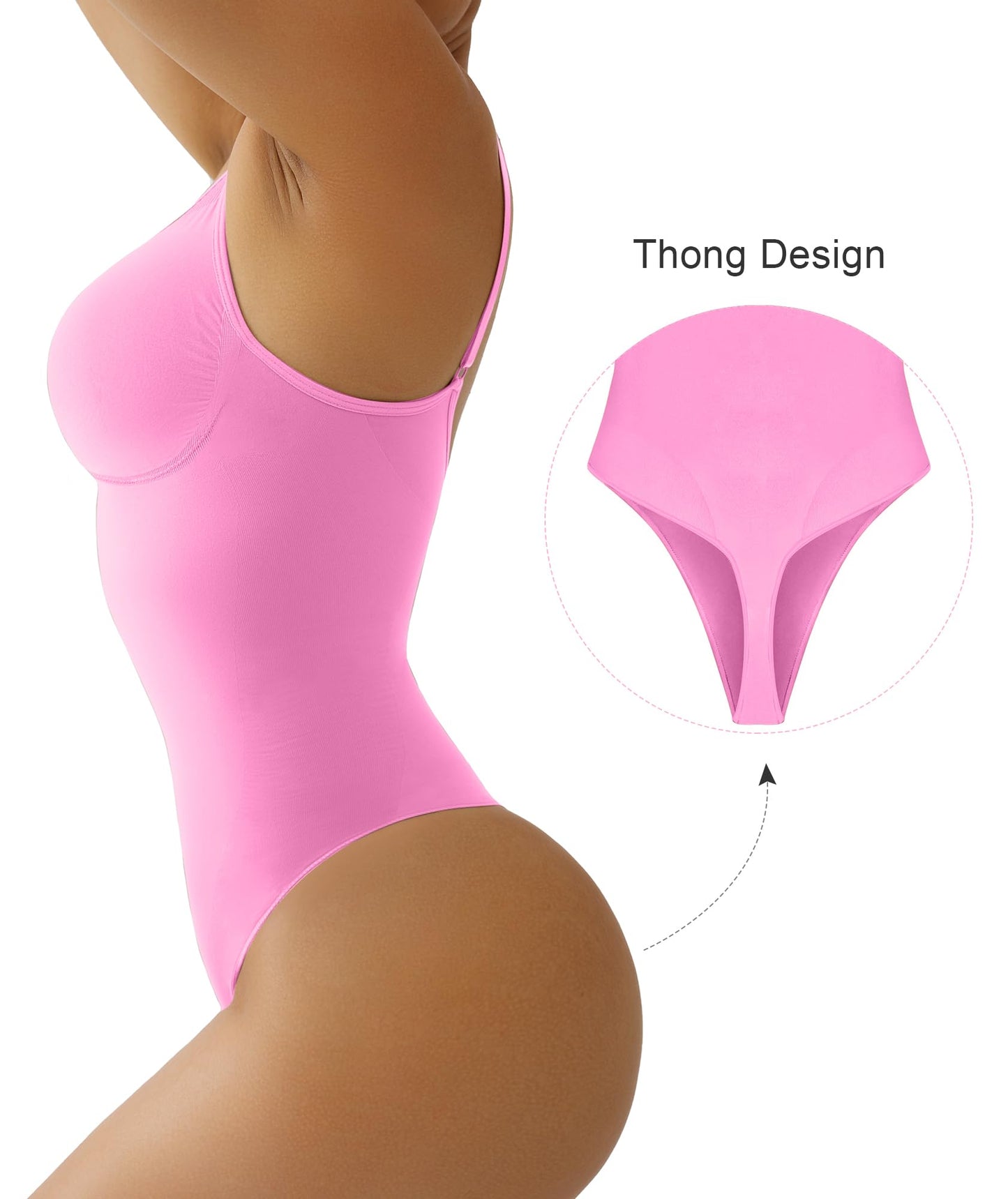 Women's Shapewear Bodysuit Tummy Control Seamless Body Shaper