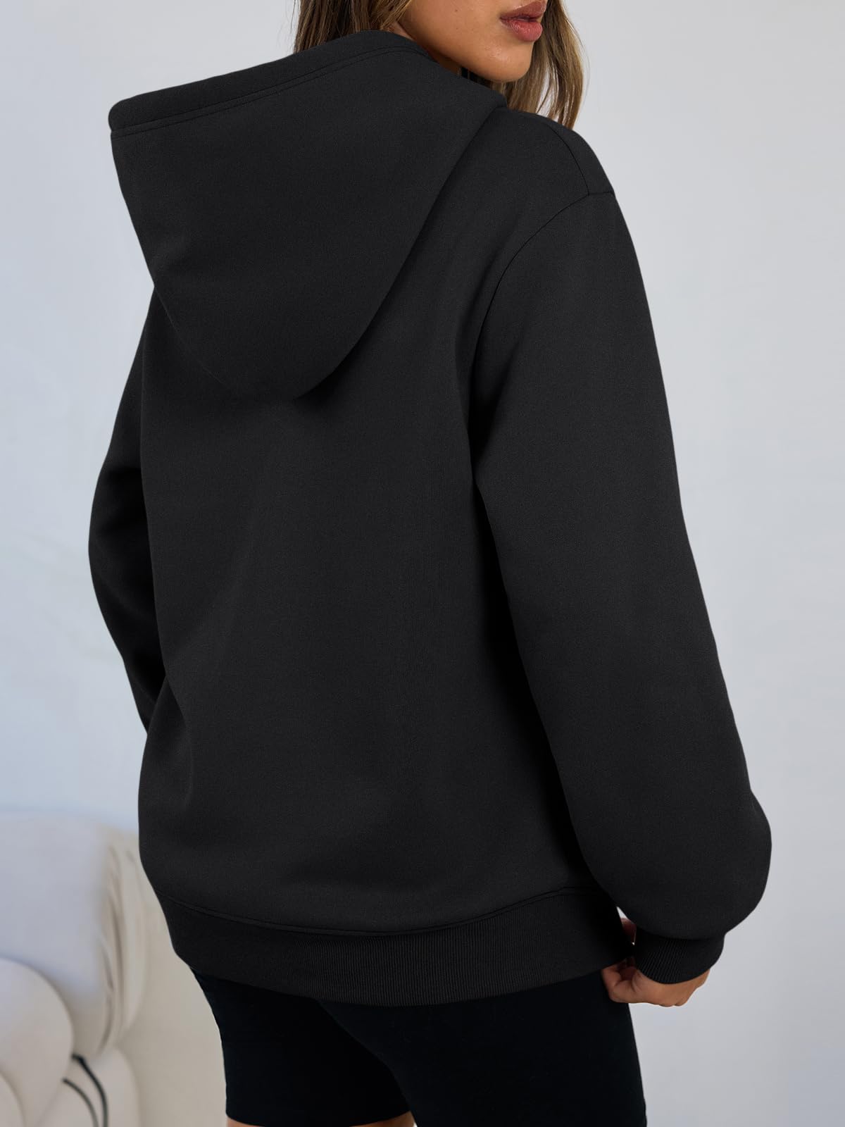 Women's Winter Fleece Sherpa Lined Hoodie - Warm Pullover Sweatshirt