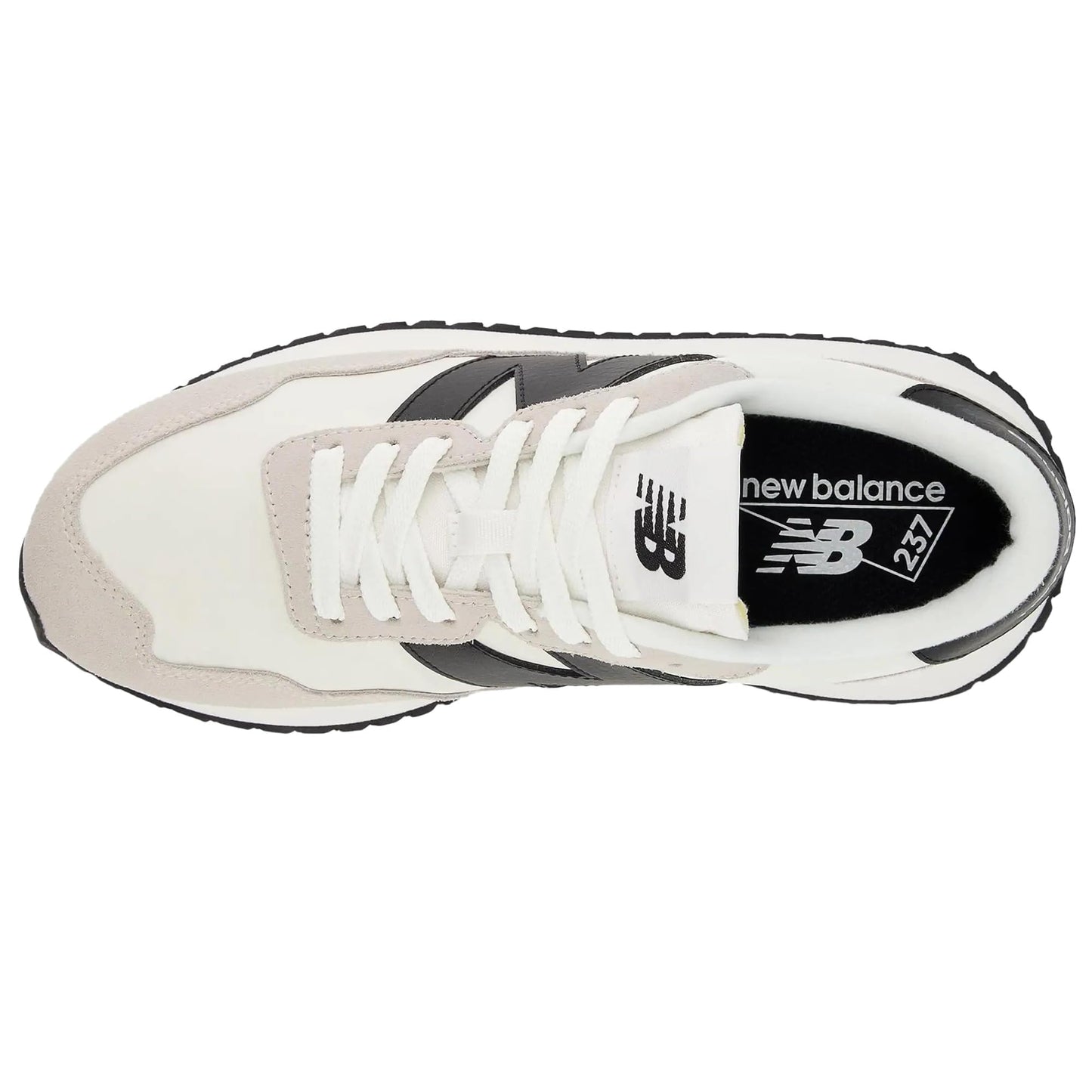 New Balance Women's 237 Sneaker, Sea Salt/Silver Birch/Black, 8 M
