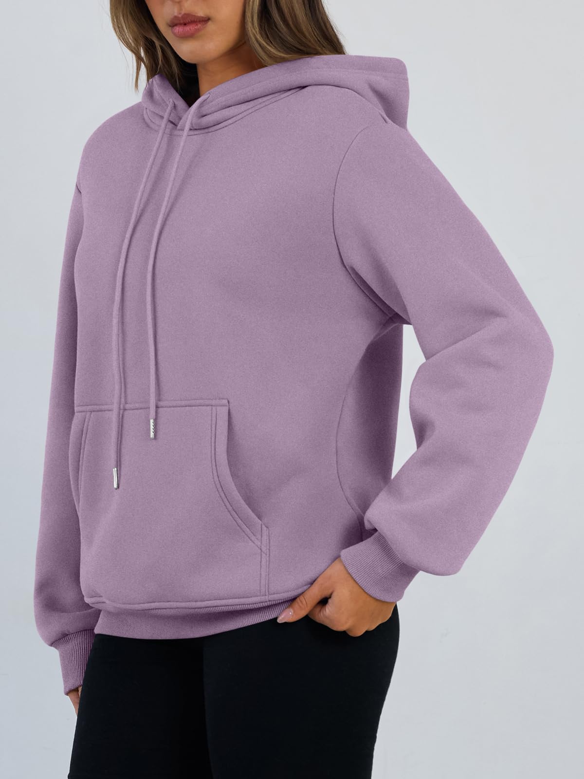 Women's Winter Fleece Sherpa Lined Hoodie - Warm Pullover Sweatshirt