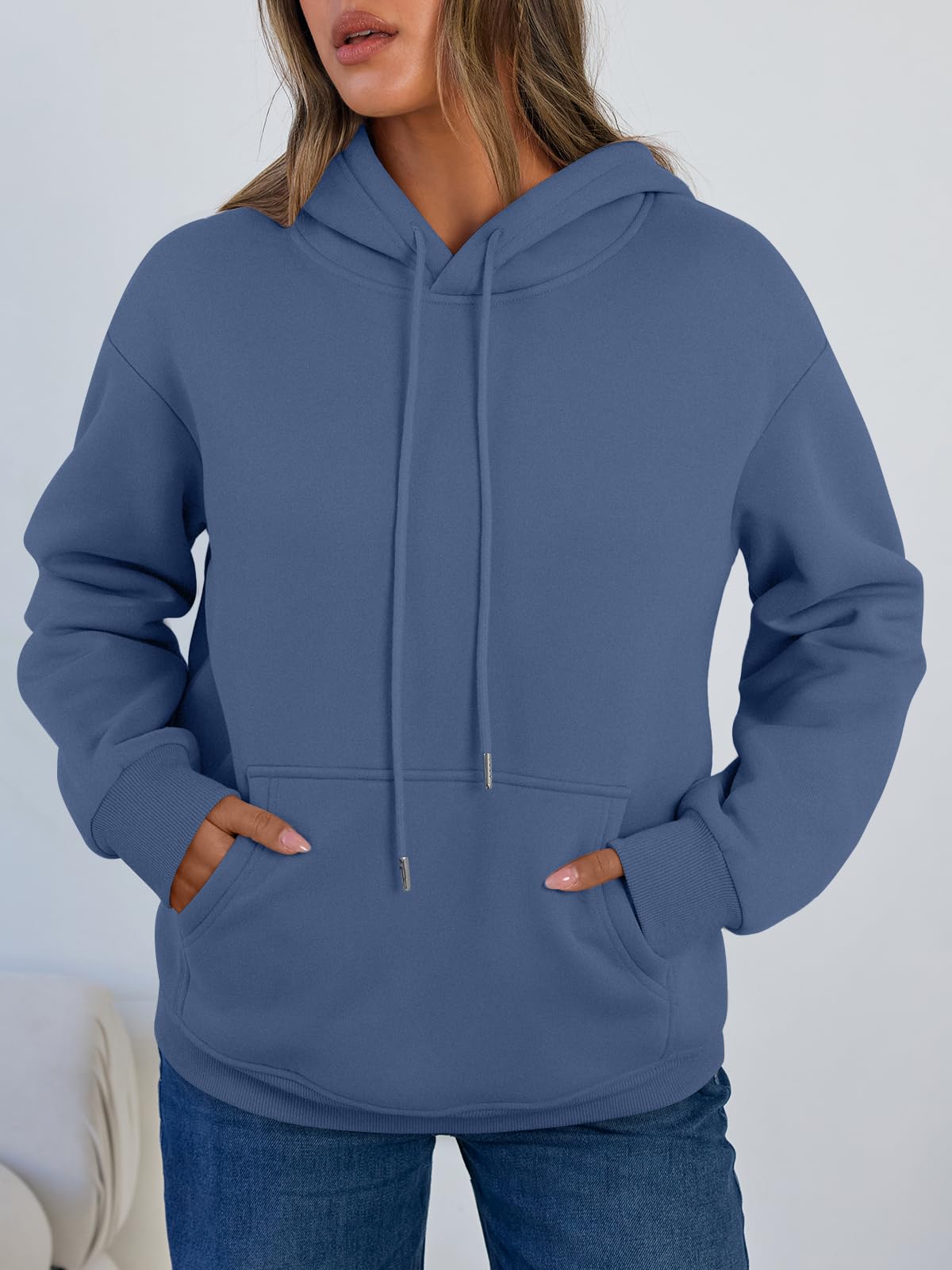 Women's Winter Fleece Sherpa Lined Hoodie - Warm Pullover Sweatshirt