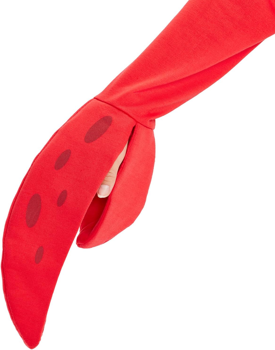 Lobster Costume - Women's Red Sea Crustacean Halloween Jumpsuit