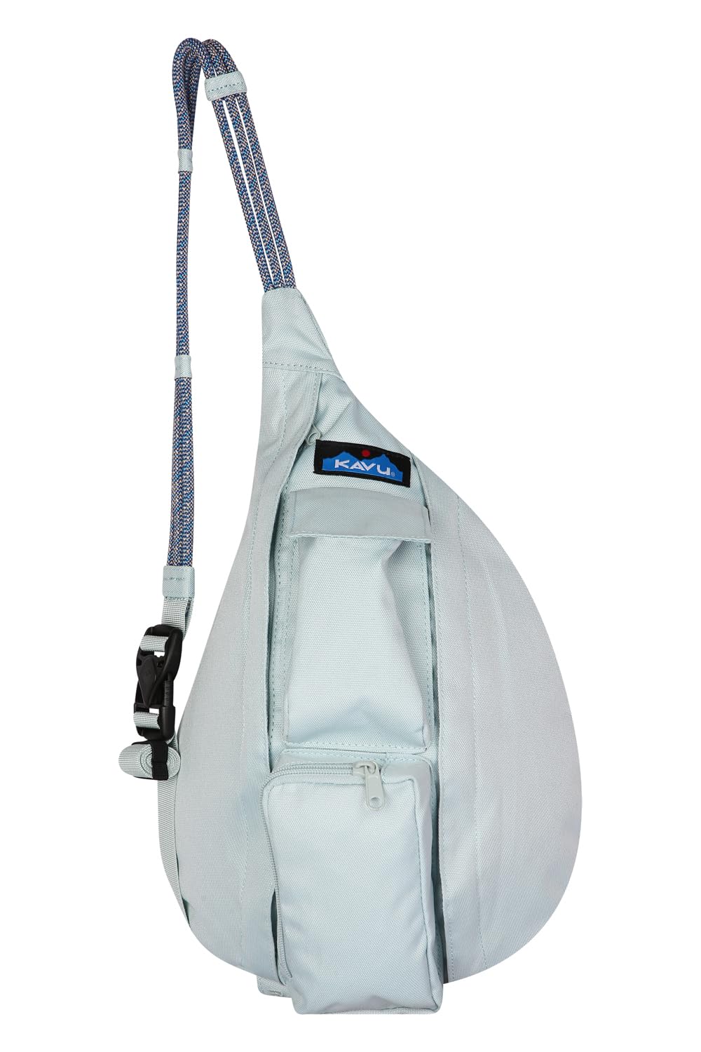 Mini Rope Sling Pack Adjustable Crossbody Bag for Women One Size Cool Aqua