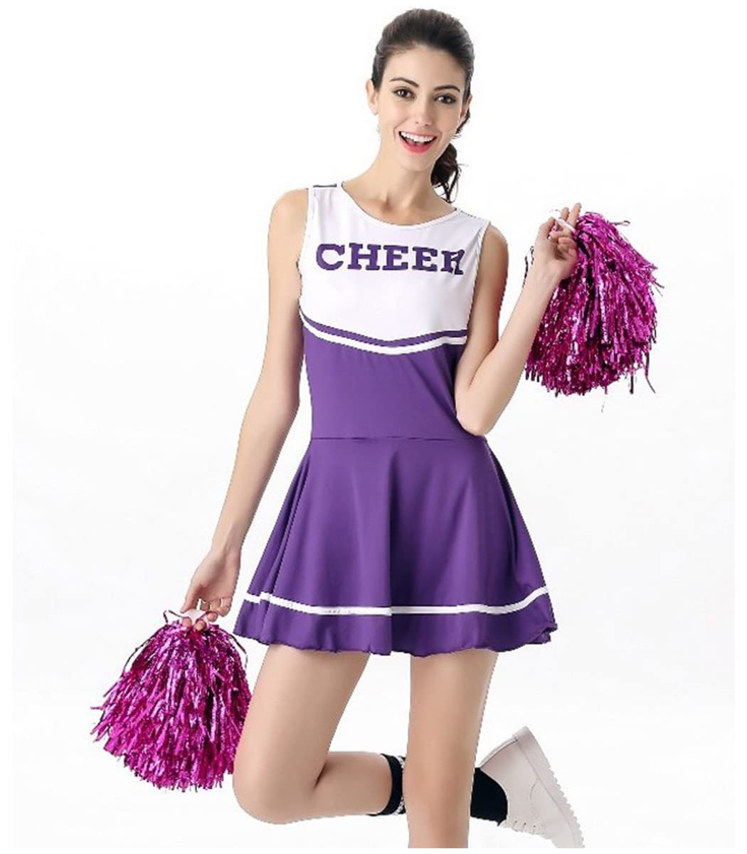 Cheerleader Costume Uniform - Women's Musical Dance Outfit with Multiple Colors