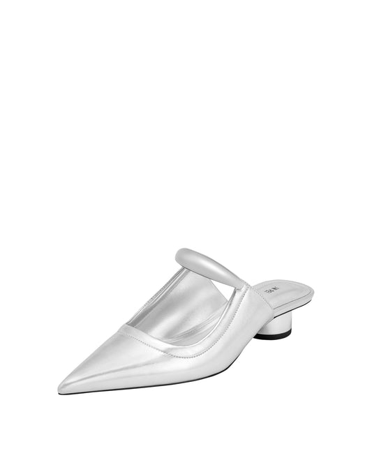 JW PEI Women's Helena Pierced Mules - Silver