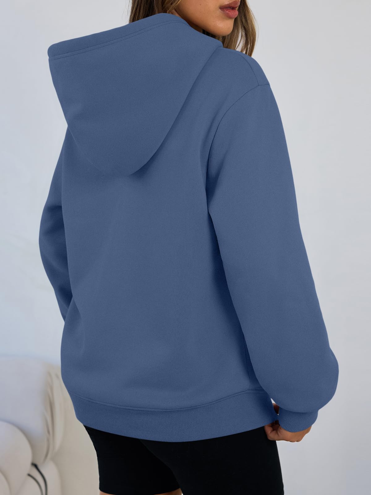 Women's Winter Fleece Sherpa Lined Hoodie - Warm Pullover Sweatshirt