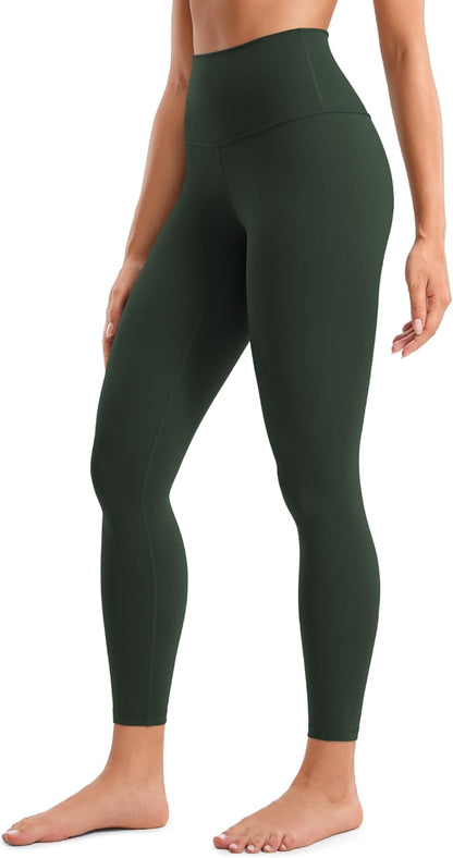 Women's Butterluxe High Waisted Yoga Leggings 25" - Ultra Soft Workout Pants Legend Green