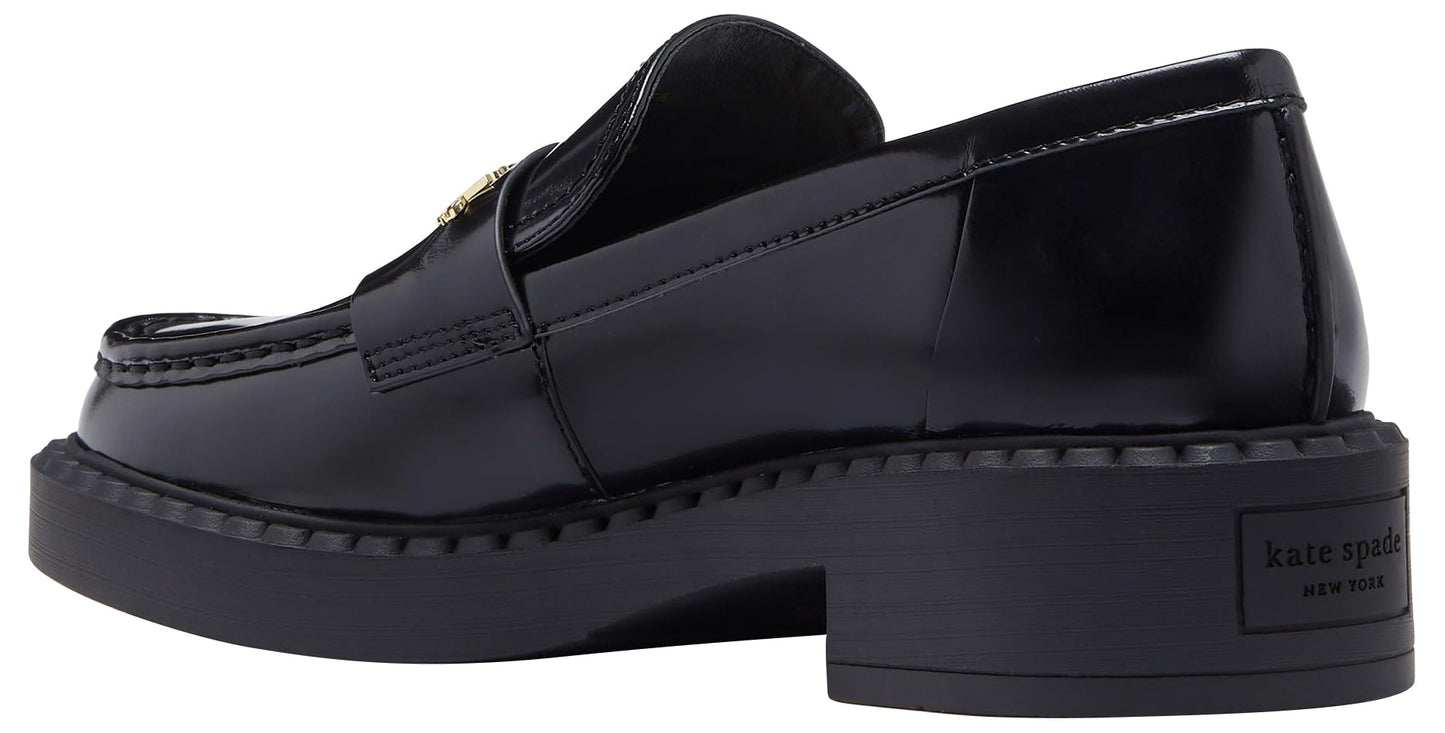 Kate Spade New York Blake Platform Loafer, Black, 10