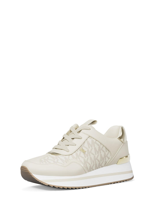 Michael Kors Women's Raina Trainer, Vanilla, 7.5