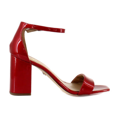 Sam Edelman Women's Daniella Heeled Sandal Passion Red 9 Medium