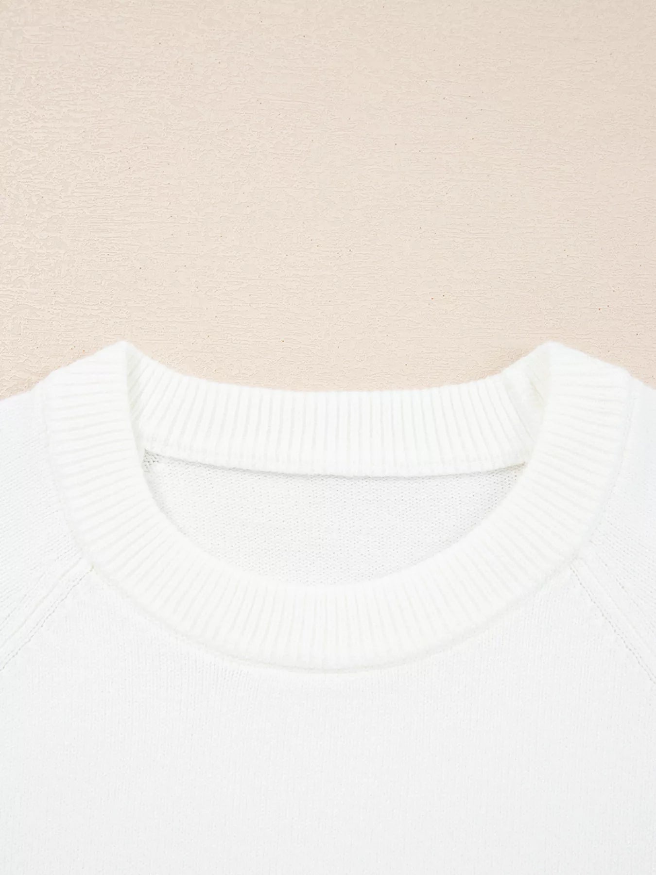 MERRY Letter Pattern Christmas Raglan Sleeve Sweater