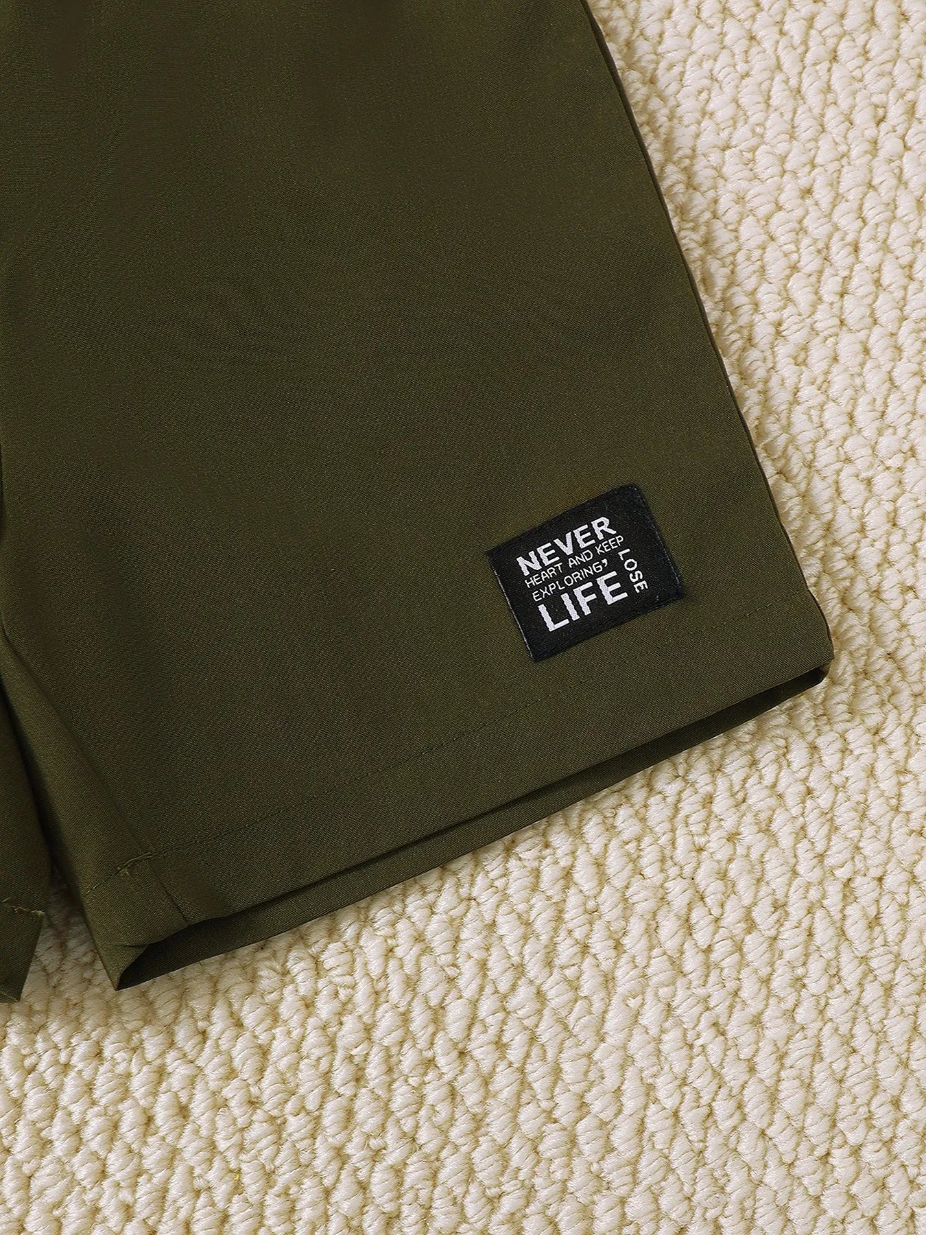 Children's Dinosaur Round Neck Top and Pants Set with Crossbody Bag