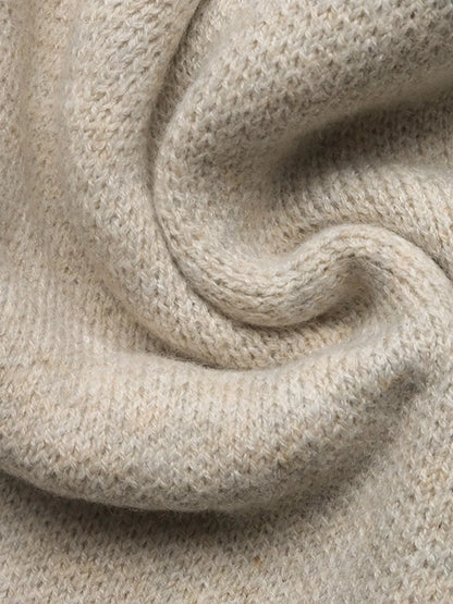 Zip-Up Contrast Trim Cardigan