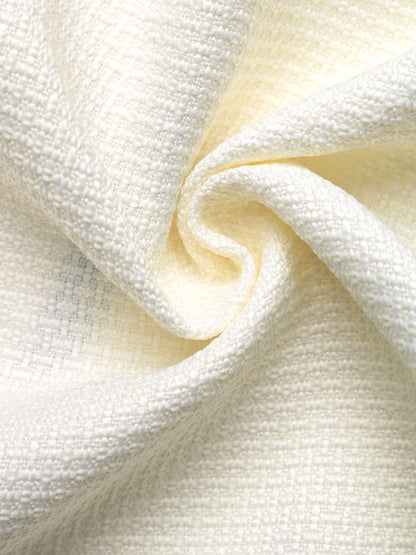 Contrast Trim Button-Up Blazer