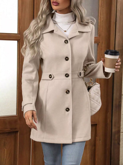 Button Up Long Sleeve Outerwear