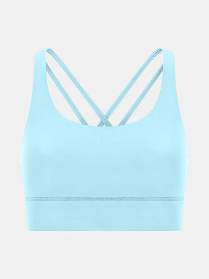 Millennia Crisscross Scoop Neck Active Tank