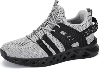 Avia Shoes Kids - Comfortable Sports Sneakers - School Athletic Shoes Black-grey