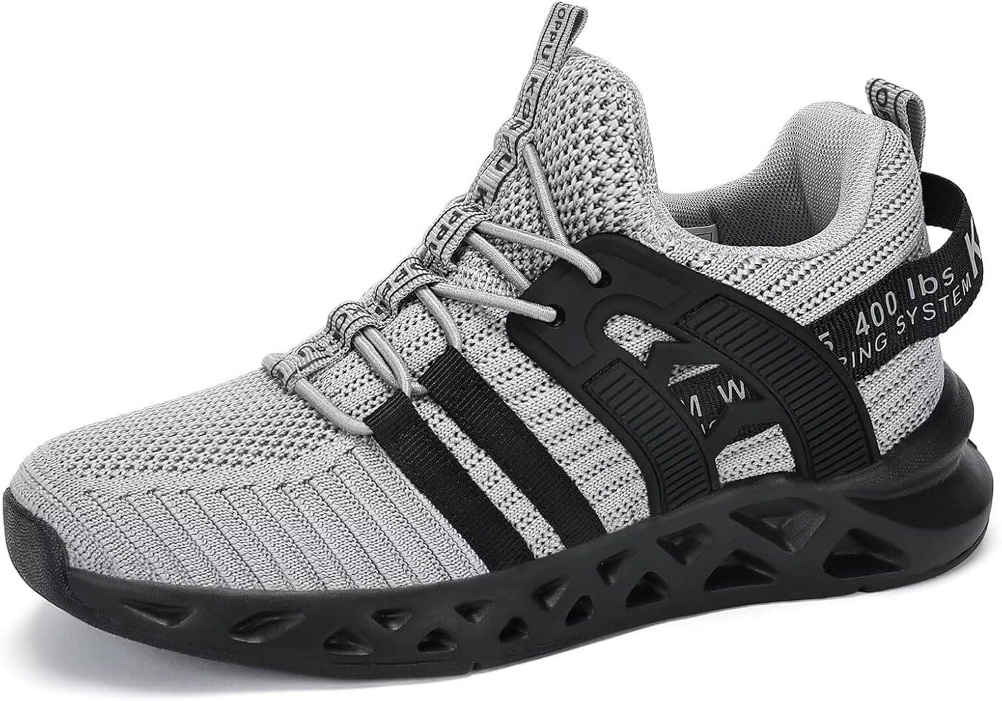 Avia Shoes Kids - Comfortable Sports Sneakers - School Athletic Shoes Black-grey