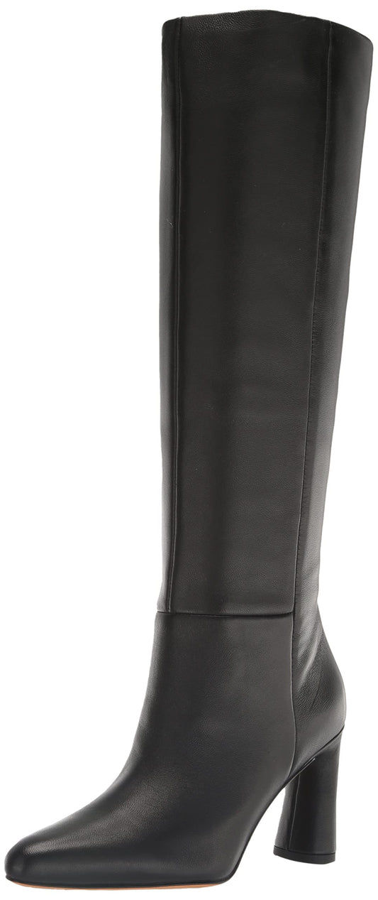 Vince Womens Highland Knee High Boot Black Leather 11 M