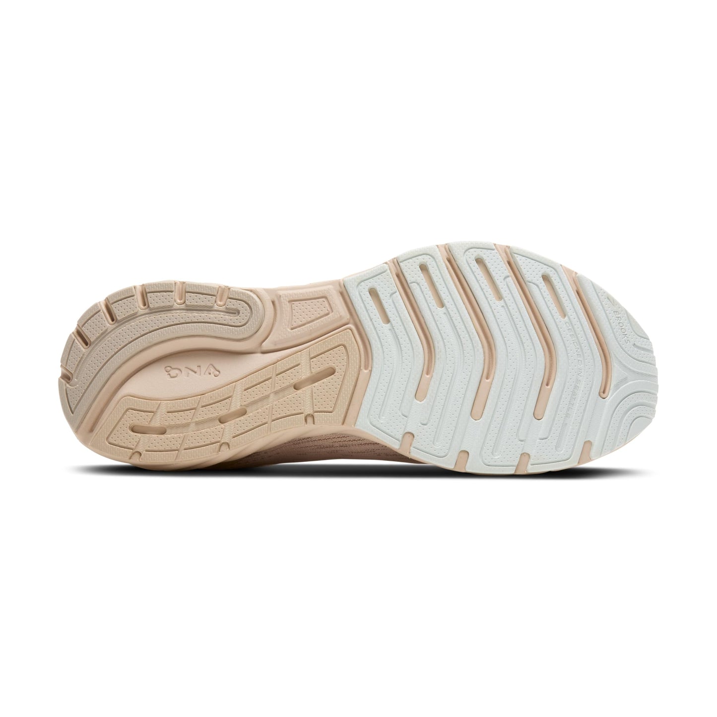 Brooks Women’s Anthem 7 Neutral Running Shoe - Almond/Grey/Desert Flower - 7.5 Medium