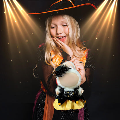 3 Piece Handmade Crochet Outfit for 17cm Dolls - Heart Sweater Hat & Bag Set