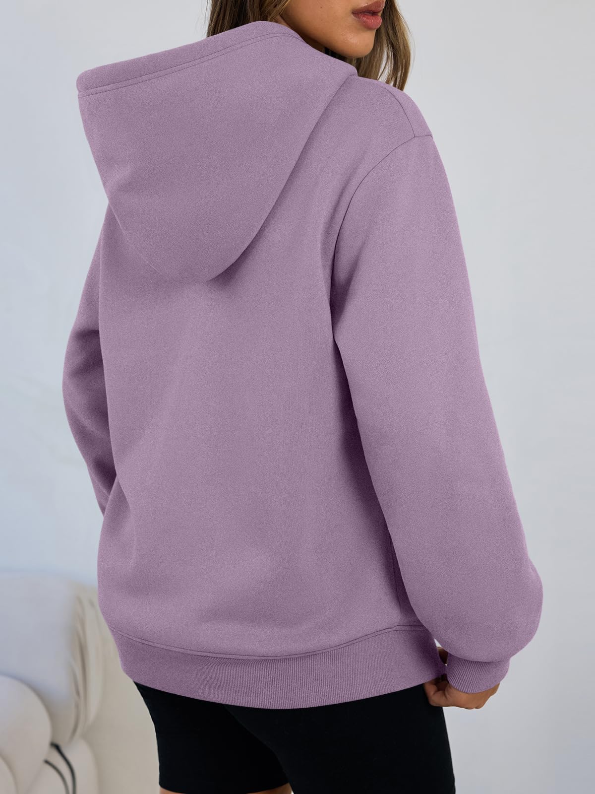 Women's Winter Fleece Sherpa Lined Hoodie - Warm Pullover Sweatshirt