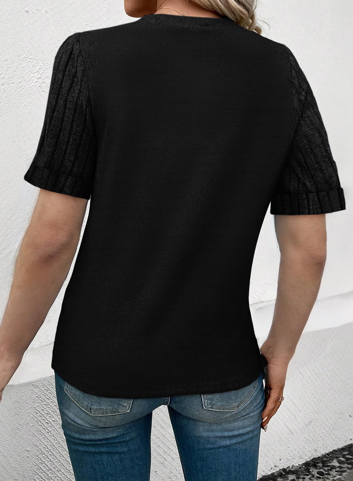 Women's Casual Short Sleeve T-Shirt Loose Fit Summer Top