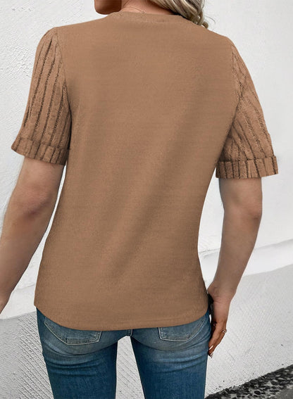 Women's Casual Short Sleeve T-Shirt Loose Fit Summer Top