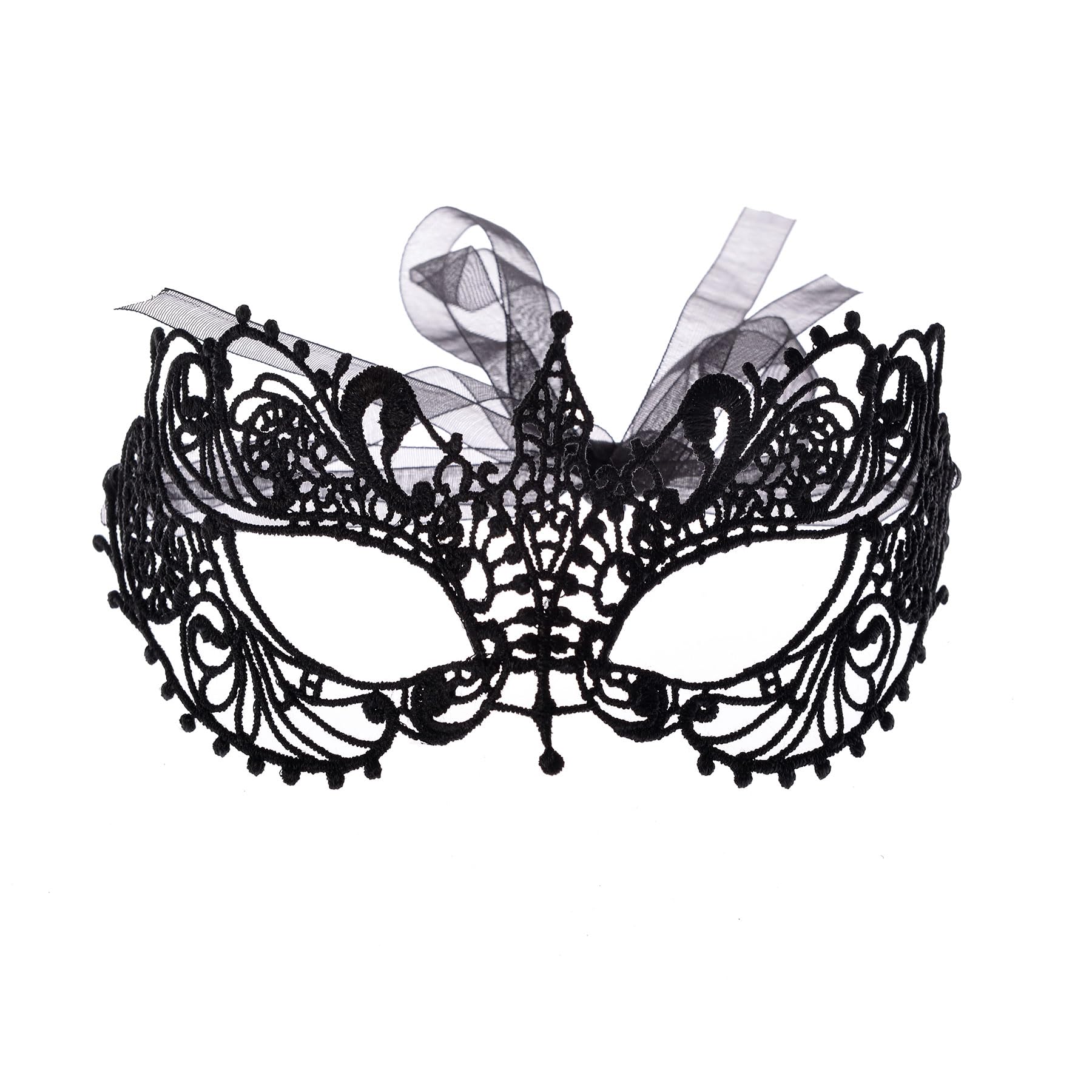 Vintage Venetian Masquerade Masks for Women - Classic Half Face Masks for Parties - 3 Piece Set