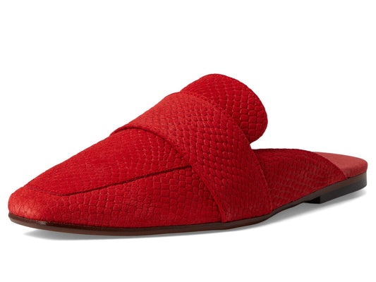 Free People Womens at Ease Embossed Loafer Salsa Suede EU 38.5 (US Women's 8.5) M